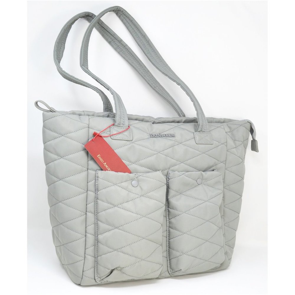 Enzo Angiolini Quilted Tote Bag